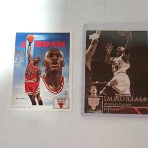 Michael Jordan Trading Cards Set - Red and Black